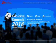 Tablet Screenshot of cosielsa.com